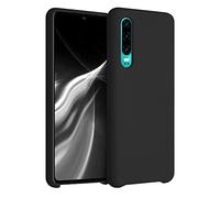 kwmobile Case Compatible with Huawei P30 Case - TPU Silicone Phone Cover with Soft Finish - Black