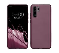 kwmobile Case Compatible with Huawei P30 Pro Case - Soft Slim Metallic TPU Silicone Cover - Metallic Lavender