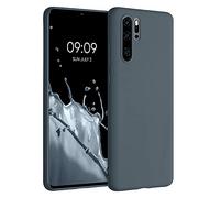 kwmobile Case Compatible with Huawei P30 Pro Case - Soft Slim Protective TPU Silicone Cover - Dark Slate