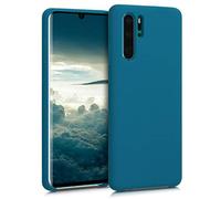 kwmobile Case Compatible with Huawei P30 Pro Case - TPU Silicone Phone Cover with Soft Finish - Teal Matte