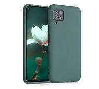 kwmobile Case Compatible with Huawei P40 Lite Case - Soft Slim Protective TPU Silicone Cover - Blue Green