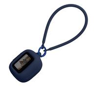 kwmobile Case Compatible with JBL Live Flex 3 / Live Buds 3 / Live Beam 3 - Silicone Headphones Cover with Hand Strap - Dark Blue