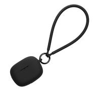 kwmobile Case Compatible with JBL Wave Beam/Beam 2 / Wave 200TWS - Silicone Headphones Cover with Hand Strap - Black