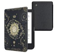 kwmobile Case Compatible with Kobo Clara 2E / Tolino Shine 4 Case - eReader Cover - Tarot Card Dark Blue/Yellow/Black