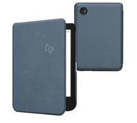kwmobile Case Compatible with Kobo Clara BW/Colour Case - eReader Cover - Butterfly Tendril Dark Blue