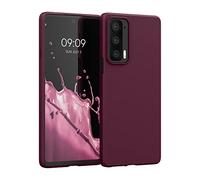 kwmobile Case Compatible with Motorola Edge 20 Case - Soft Slim Protective TPU Silicone Cover - Bordeaux Violet