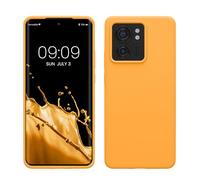kwmobile Case Compatible with Motorola Edge 40 Case - TPU Silicone Phone Cover with Soft Finish - Fruity Orange