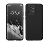 kwmobile Case Compatible with Motorola Edge 40 Neo Case - TPU Silicone Phone Cover with Soft Finish - Black