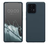 kwmobile Case Compatible with Motorola Edge 40 Pro/Edge+ (2023) Case - TPU Silicone Phone Cover with Soft Finish - Dark Slate
