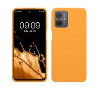 kwmobile Case Compatible with Motorola Moto G14 Case - TPU Silicone Phone Cover with Soft Finish - Fruity Orange
