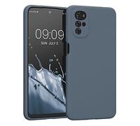 kwmobile Case Compatible with Motorola Moto G22 Case - TPU Silicone Phone Cover with Soft Finish - Dark Slate