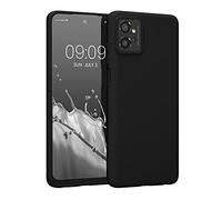 kwmobile Case Compatible with Motorola Moto G32 Case - Soft Slim Protective TPU Silicone Cover - Black