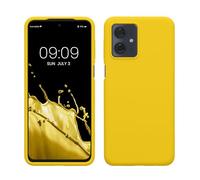 kwmobile Case Compatible with Motorola Moto G54 5G Case - TPU Silicone Phone Cover with Soft Finish - Radiant Yellow