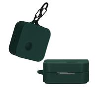 kwmobile Case Compatible with Nothing ear (2) Case - Silicone Cover Holder for Earbuds - Dark Green