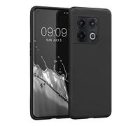 kwmobile Case Compatible with OnePlus 10 Pro 5G Case - Soft Slim Protective TPU Silicone Cover - Black Matte