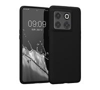 kwmobile Case Compatible with OnePlus 10T 5G Case - Soft Slim Protective TPU Silicone Cover - Black Matte