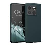 kwmobile Case Compatible with OnePlus 10T 5G Case - Soft Slim Protective TPU Silicone Cover - Dark Slate