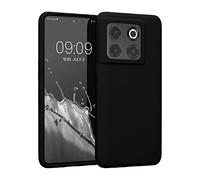 kwmobile Case Compatible with OnePlus 10T 5G Case - TPU Silicone Phone Cover with Soft Finish - Black