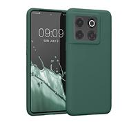 kwmobile Case Compatible with OnePlus 10T 5G Case - TPU Silicone Phone Cover with Soft Finish - Forest Green