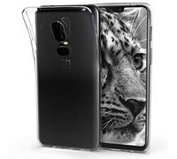 kwmobile Case Compatible with OnePlus 6 - Clear Case Soft Slim Flexible Protective TPU Phone Cover - Transparent
