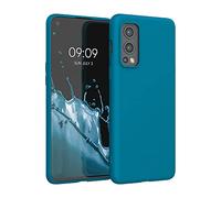 kwmobile Case Compatible with OnePlus Nord 2 5G Case - Soft Slim Protective TPU Silicone Cover - Caribbean Blue