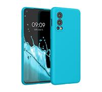 kwmobile Case Compatible with OnePlus Nord 2 5G Case - TPU Silicone Phone Cover with Soft Finish - Cool Glacier