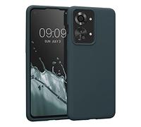 kwmobile Case Compatible with OnePlus Nord 2T 5G Case - TPU Silicone Phone Cover with Soft Finish - Dark Slate