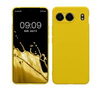 kwmobile Case Compatible with OnePlus Nord 4 5G Case - Protective Slim TPU Phone Cover - Soft Matte Finish - Radiant Yellow