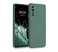 kwmobile Case Compatible with OnePlus Nord Case - Slim Protective TPU Silicone Phone Cover - Forest Green