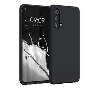 kwmobile Case Compatible with OnePlus Nord CE 5G Case - Soft Slim Protective TPU Silicone Cover - Black Matte