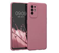 kwmobile Case Compatible with Oppo A94 (5G) Case - Protective Slim TPU Cover with Soft Matte Finish - Dark Rose