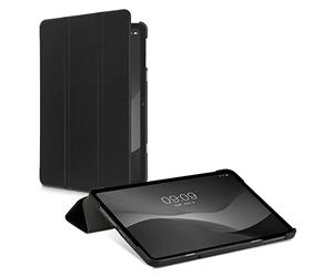 kwmobile Case Compatible with Oppo Pad Air - PU Leather Smart Cover Protective Tablet Case with Stand - Black