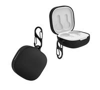 kwmobile Case Compatible with QCY T13 Case - Silicone Cover Holder for Earbuds - Black