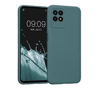 kwmobile Case Compatible with Realme 8i Case - Protective Slim TPU Cover with Soft Matte Finish - Arctic Night