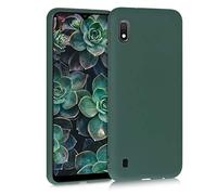 kwmobile Case Compatible with Samsung Galaxy A10 Case - Soft Slim Protective TPU Silicone Cover - Moss Green
