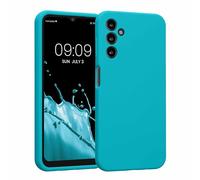 kwmobile Case Compatible with Samsung Galaxy A14 5G Case - Slim TPU Silicone Phone Cover - Soft Touch Finish - Cool Glacier
