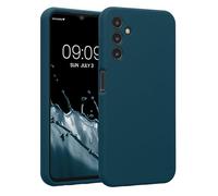 kwmobile Case Compatible with Samsung Galaxy A14 5G Case - Slim TPU Silicone Phone Cover - Soft Touch Finish - Teal Matte