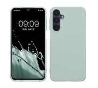 kwmobile Case Compatible with Samsung Galaxy A16 5G Case - Soft Slim Protective TPU Silicone Cover - Cool Mint