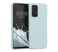 kwmobile Case Compatible with Samsung Galaxy A33 5G Case - Soft Slim Protective TPU Silicone Cover - Cool Mint