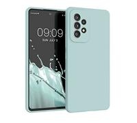 kwmobile Case Compatible with Samsung Galaxy A53 5G Case - TPU Silicone Phone Cover with Soft Finish - Cool Mint