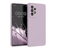 kwmobile Case Compatible with Samsung Galaxy A53 5G Case - TPU Silicone Phone Cover with Soft Finish - Nude Lilac