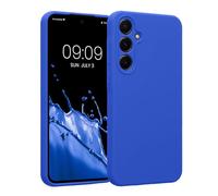 kwmobile Case Compatible with Samsung Galaxy A55 5G Case - Slim TPU Silicone Phone Cover - Soft Touch Finish - Baltic Blue