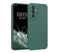 kwmobile Case Compatible with Samsung Galaxy A56 5G Case - Slim TPU Silicone Phone Cover - Soft Touch Finish - Forest Green