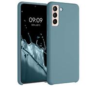 kwmobile Case Compatible with Samsung Galaxy S21 Plus Case - TPU Silicone Phone Cover with Soft Finish - Antique Stone