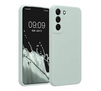 kwmobile Case Compatible with Samsung Galaxy S22 Case - Slim TPU Silicone Phone Cover - Soft Touch Finish - Cool Mint