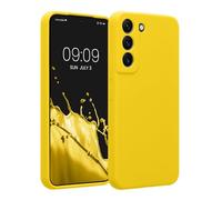 kwmobile Case Compatible with Samsung Galaxy S22 Case - Slim TPU Silicone Phone Cover - Soft Touch Finish - Radiant Yellow