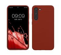 kwmobile Case Compatible with Samsung Galaxy S23 Plus Case - TPU Silicone Cover - Works with Wireless Charging - Spice Red