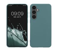 kwmobile Case Compatible with Samsung Galaxy S24 FE Case - Soft Slim Protective TPU Silicone Cover - Arctic Night