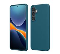 kwmobile Case Compatible with Samsung Galaxy S24 FE Case - TPU Silicone Phone Cover with Soft Finish - Teal Matte
