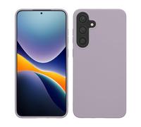 kwmobile Case Compatible with Samsung Galaxy S25 Case - Soft Slim Protective TPU Silicone Cover - Lavender